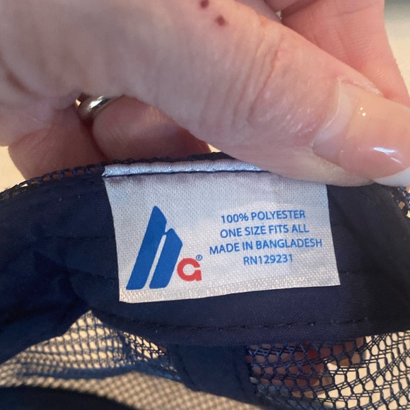 Vintage Miller Lite Minnesota Trucker Hat /Blue & White / Mesh/Snap Back/Unisex - Picture 10 of 10